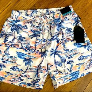 Men’s XL Vintage Summer swim trunks. NWT